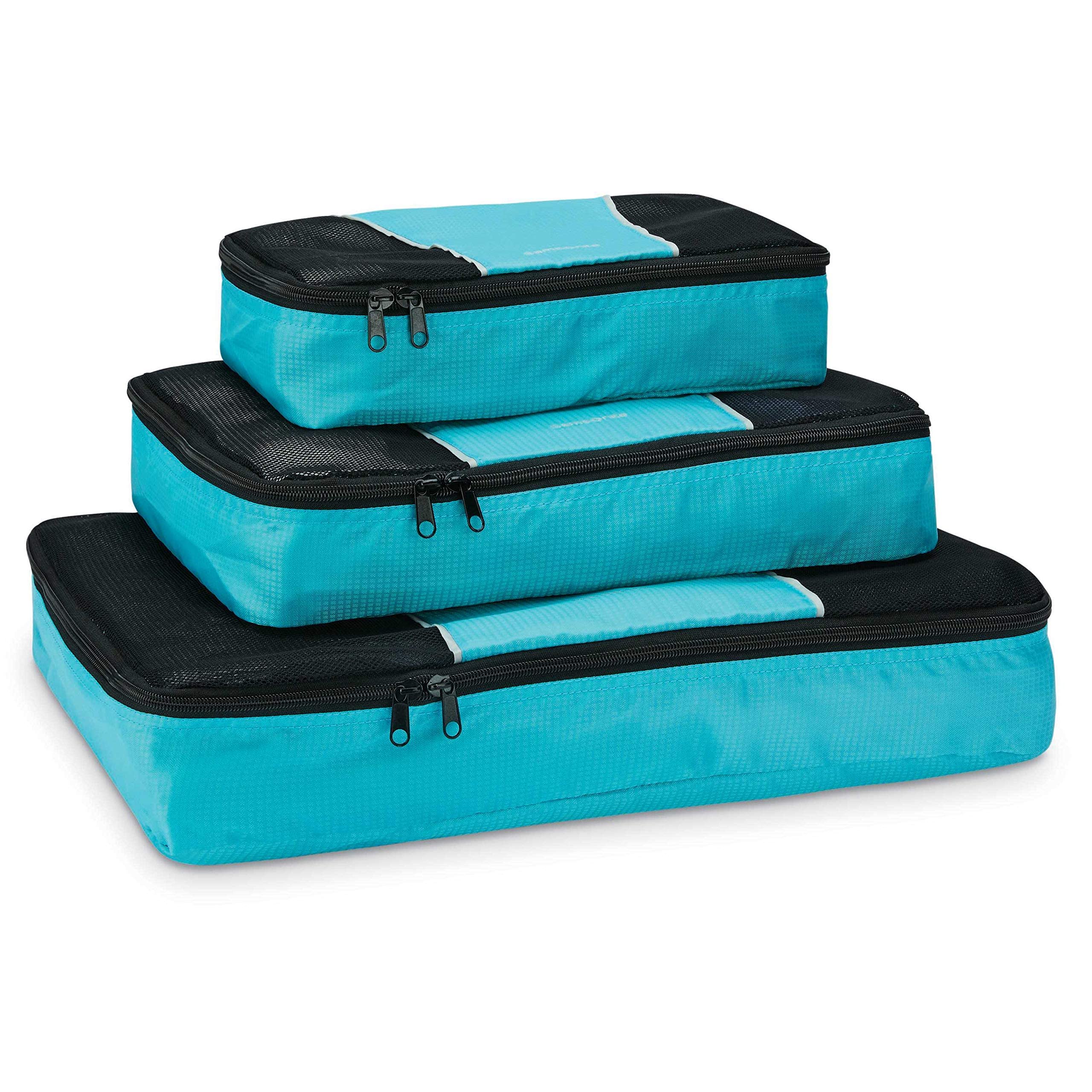 旅行かばん・小分けバッグ Supreme Packing Cube Set (3pcs) Amazon.com | Samsonite 3 Piece Packing Cube Set, Blue, One Size